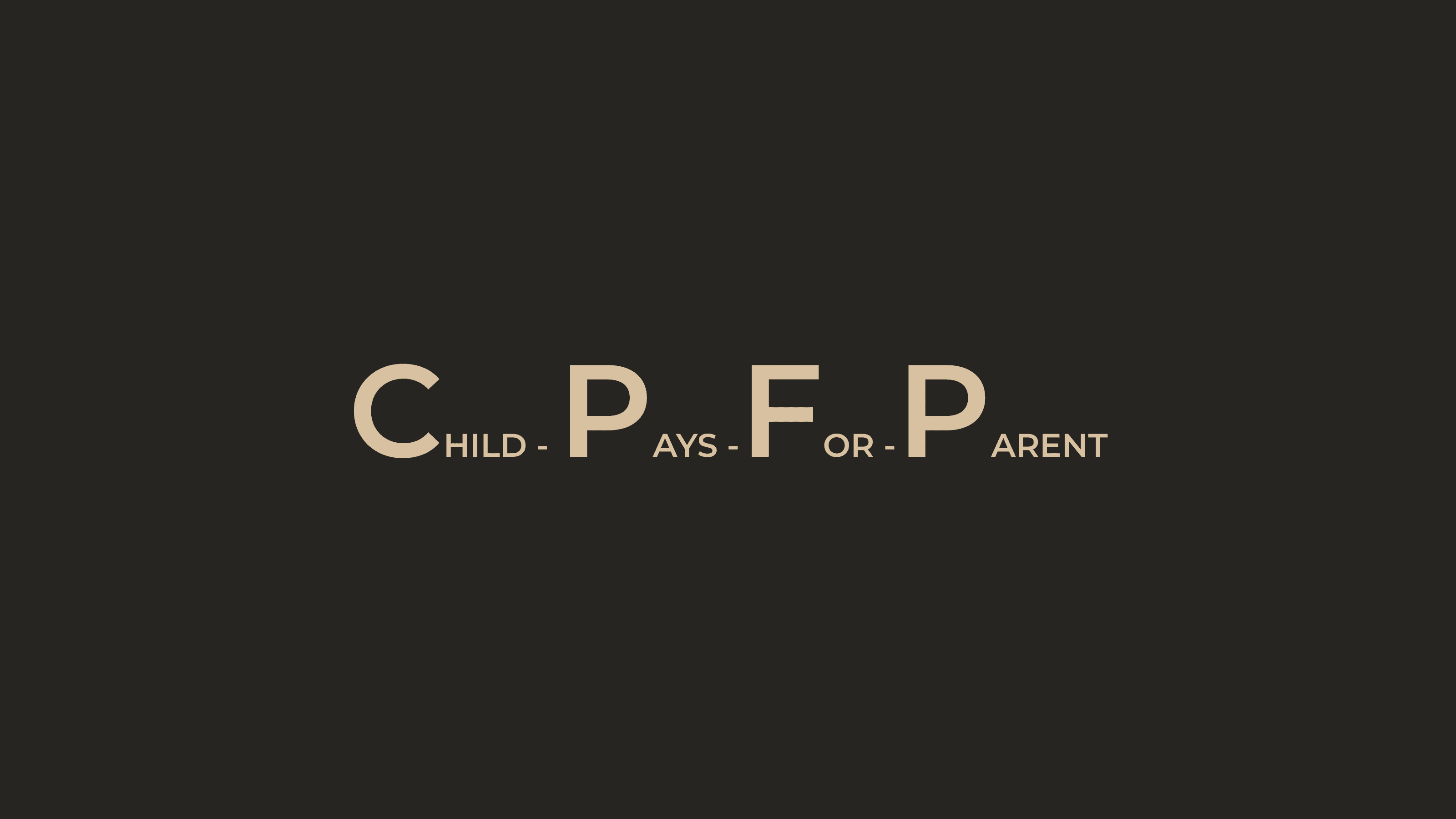 CPFP Child Pays For Parent introduction